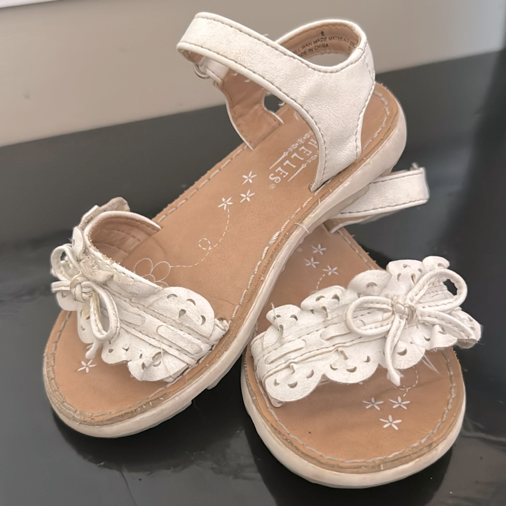 White Strappy Sandals
